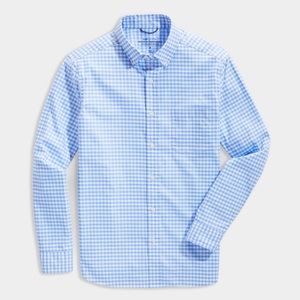 Vineyard Vines On-The-Go brrr° Gingham Shirt M